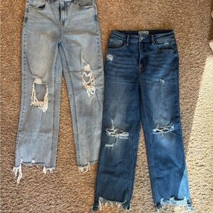 Distressed Risen Jeans sz 9/29 bundle Women's Jeans